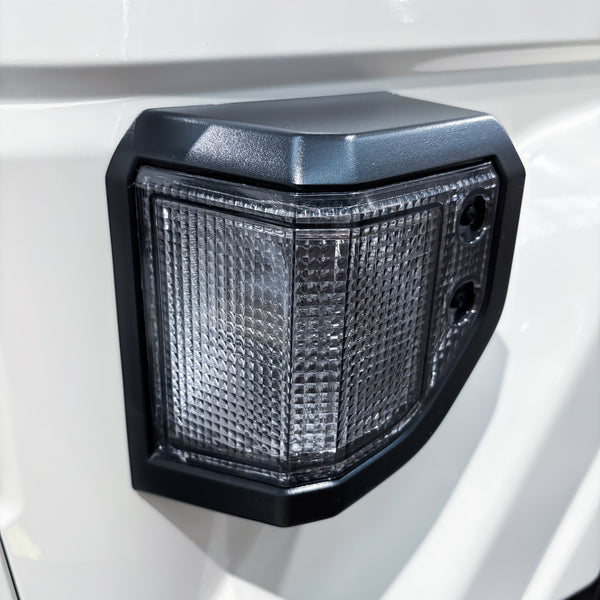 Clear Crystal Corner Indicator Lenses - 78 Series LandCruiser