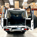 Troopy Large Barn Door Card - 70 series landcruiser accessories - replacement rear door cards - 76 series landcruiser