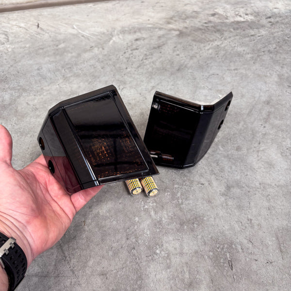 Smoked Front Corner Indicator Lenses for Facelift 70 Series LandCruiser