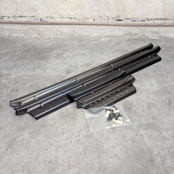 Stainless Steel  Door trims / Sill suit 76 Series & 79 Series Dual Cab LandCruiser