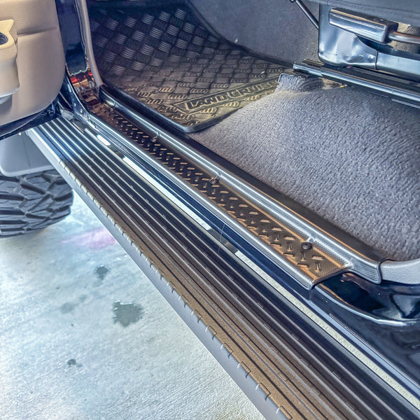 Stainless Steel  Door trims / Sill suit 75/79 Single Cab & Troopy LandCruiser