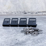 roof rack tie down kit - m8 eye bolts - stainless steel - rola titan - roof rack accessories