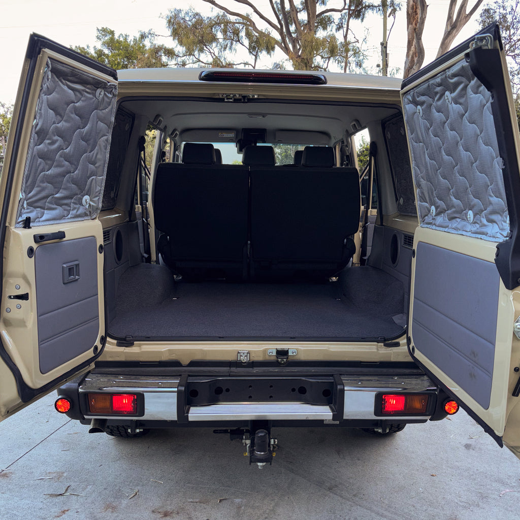 Solar Shade Kit Cargo Area suits 76 Series Landcruiser