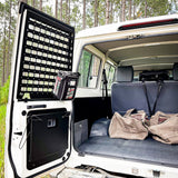 molle panel - troopy setup - left barn door - 78 series landcruiser accessories