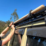 shovel bracket - roof rack shovel mount - roof rack accessories - Rhino Rack Pioneer Platform