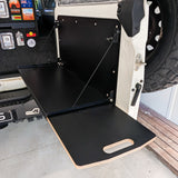 Barn Door Table with extension for landcruiser 76 series and 78 series LandCruiser