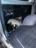 cargo area replacement panel - 12v accessories panel - 76 series landcruiser wagon - jack cover removed