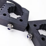 quickfist rubber clamps - shovel holder - axe holder - roof rack accessories - stainless steel bolts